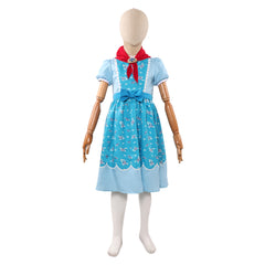 Stranger Things Kinder Mädchen Kleid Holly Cosplay-Kostüm für Halloween Karneval & Party