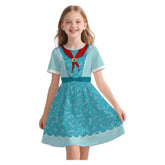 Stranger Things Kinder Mädchen Kleid Holly Wheeler Cosplay-Kostüm für Halloween Karneval und Partys