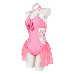 Super Mario Damen Badeanzug Cosplay-Kostüm für Halloween, Karneval oder Partys Prinzessin Peach