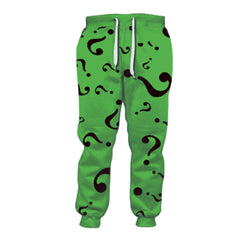 Superheld Batman Riddler grün Hose Cosplay Halloween Karneval Outfit