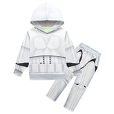 SW Kinder Imperial Stormtrooper Cosplay Hoodie 3D Druck Hooded Sweatshirt Pullover