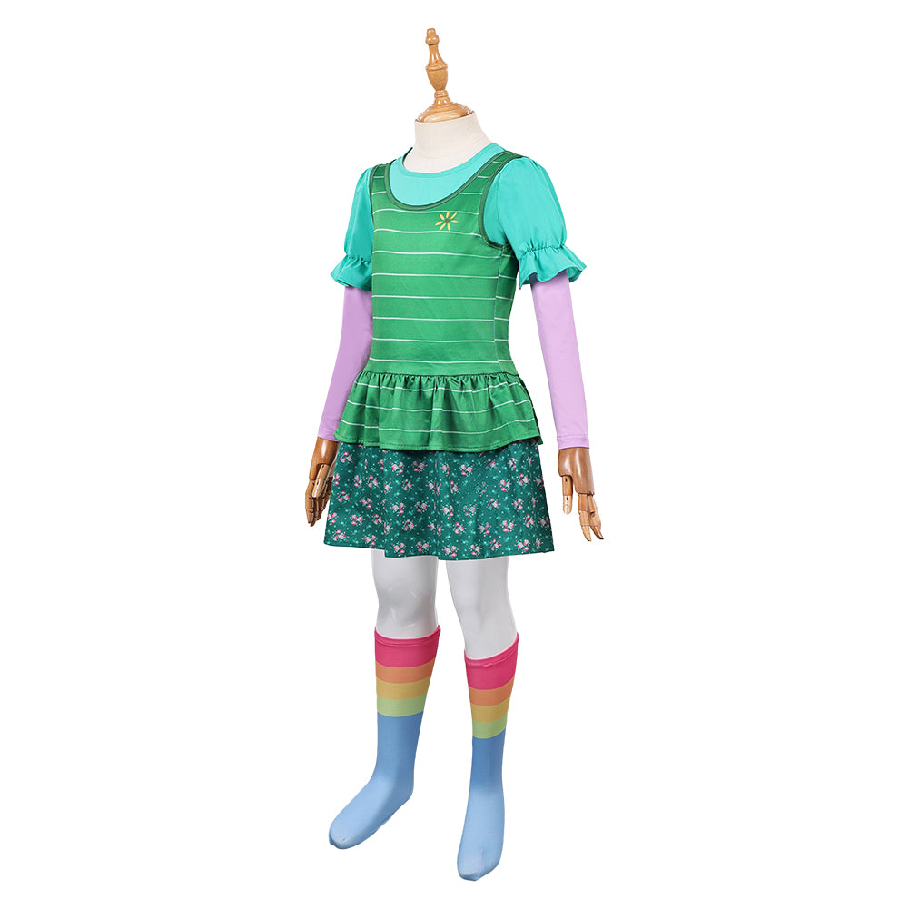 Toy S Kinder Mädchen Kleid Cosplay-Kostüm für Halloween, Karneval und Partys: Bonnie