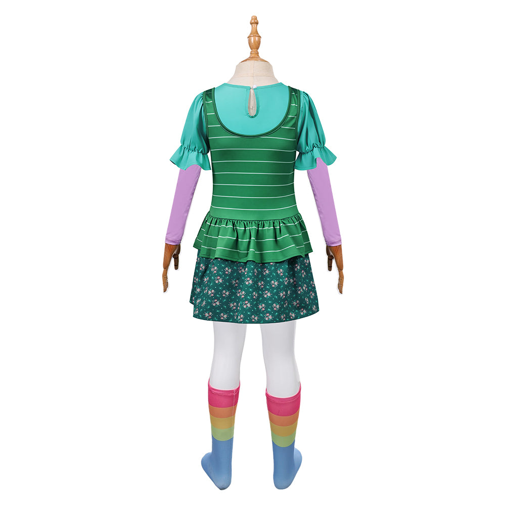 Toy S Kinder Mädchen Kleid Cosplay-Kostüm für Halloween, Karneval und Partys: Bonnie