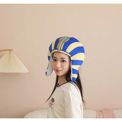 unisex Erwachesene Halloween Karneval Kostüm Zubehör Ägyptischer Pharao Kopfbedeckung