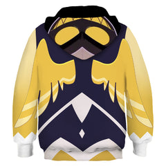 unisex Erwachsene Hazbin Hotel Cosplay Hoodie 3D Druck Sweatshirt mit Kapuze Streetwear Pullover adam