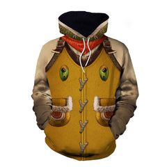 unisex Felyne Cosplay Hoodie 3D Druck mit Kapuze Streetwear Pullover