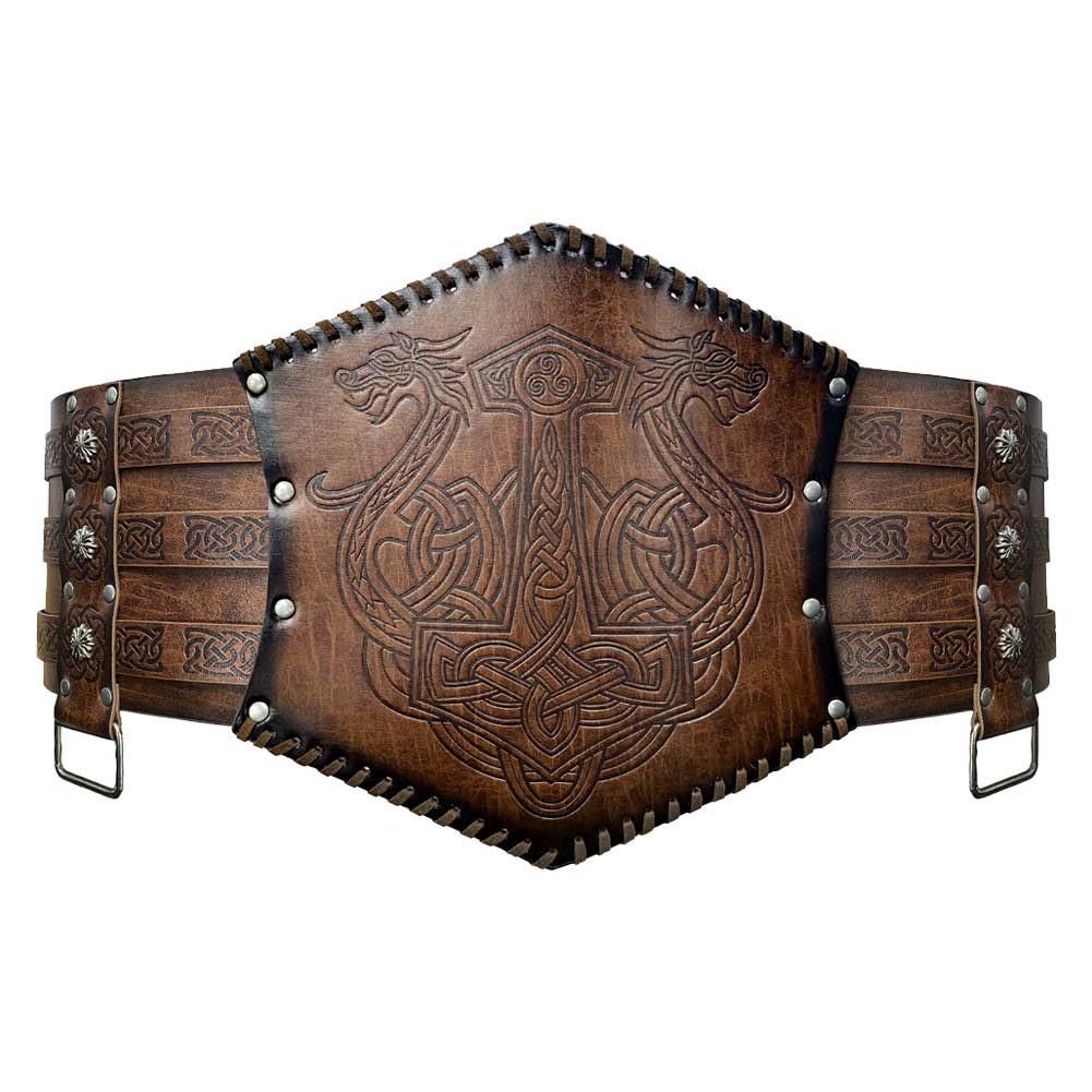 unisex Wikingergürtel Cosplay Gürtel Taillenband Halloween Karneval Kostüm Zubehör