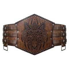 unisex Wikingergürtel Cosplay Gürtel Taillenband Halloween Karneval Kostüm Zubehör