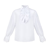 Herren Cosplay Kostüm Outfits Halloween Karneval Kostüm Mittelalter Halloween Hemd