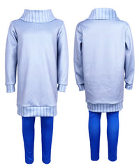 Alles Steht Kopf 2 Inside Out -Sadness Cosplay Kostüm Outfits Halloween Karneval Anzug