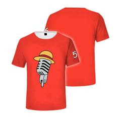 ONE PIECE FILM RED Monkey D. Luffy Cosplay Outfits Erwachene 3D Druck Halloween Karneval Kostüm