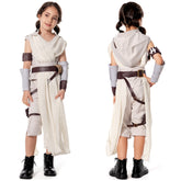 Kinder The Rise of Skywalker Teaser Der Aufstieg Skywalkers Rey Cosplay Kostüm Kinder Halloween Karneval Kostüm