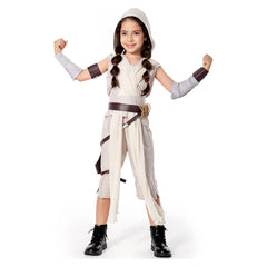 Kinder The Rise of Skywalker Teaser Der Aufstieg Skywalkers Rey Cosplay Kostüm Kinder Halloween Karneval Kostüm