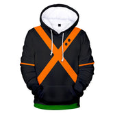 Bakugou Katsuki Kapuzenjacke Hooded Kapuzenpulli Sweatshirt Anime Unisex Lange Ärmel Kapuzenpullover