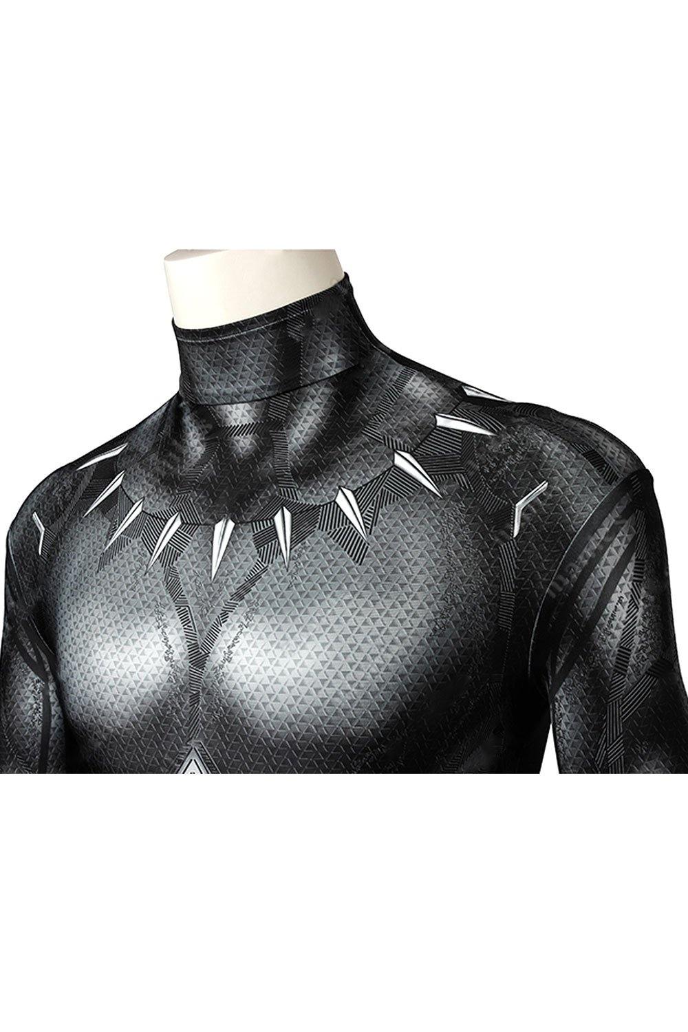 Black Panther T‘Challa 3D Printed Cosplay Costume - Karnevalkostüme