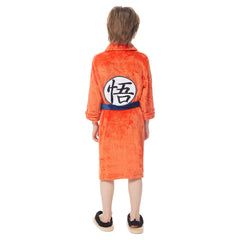 Bademantel Dragon Ball Cosplay Son Goku Kostüm Schlafanzug Plüsche Robe Mantel Erwachsene Pajamas