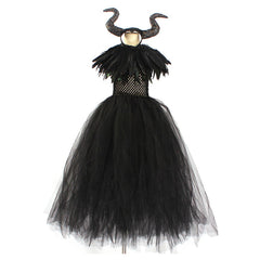 Mädchen Cosplay Kostüm Outfits Halloween Karneval Kinder 4tlg. Kleid