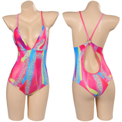 Damen Outfits Halloween Karneval Party Verkleidung Anzug Badeanzug