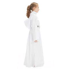 Kinder Mädchen Prinzessin Leia Cosplay Kostüm