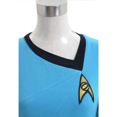 Star Trek TNG Kleid Uniform Cosplay Kostüm Karneval Fasching Party Rot & Blau & Gelb Erwachsene