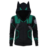 My Hero Academia the Movie 3: World Heroes' Mission Midoriya Izuku Cosplay Jacke 3D Druck Sweatshirt Kapuzenpullover Unisex