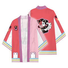 One Piece Red Uta Cloak Kimono Cardigan Damen Bademantel Cospaly Kostüm Print Freizeitmantel