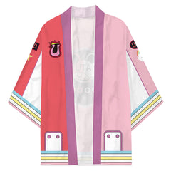 One Piece Red Uta Cloak Kimono Cardigan Damen Bademantel Cospaly Kostüm Print Freizeitmantel