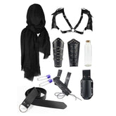 8Stück Set mittelalterlicher Ritter Cosplay Kostüm Outfits Halloween Karneval Party Anzug