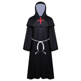 Mittelalter Kinder Priest Robe Kostüm Jungen Medieval Mönch Robe Hooded Halloween Karneval Kostüm