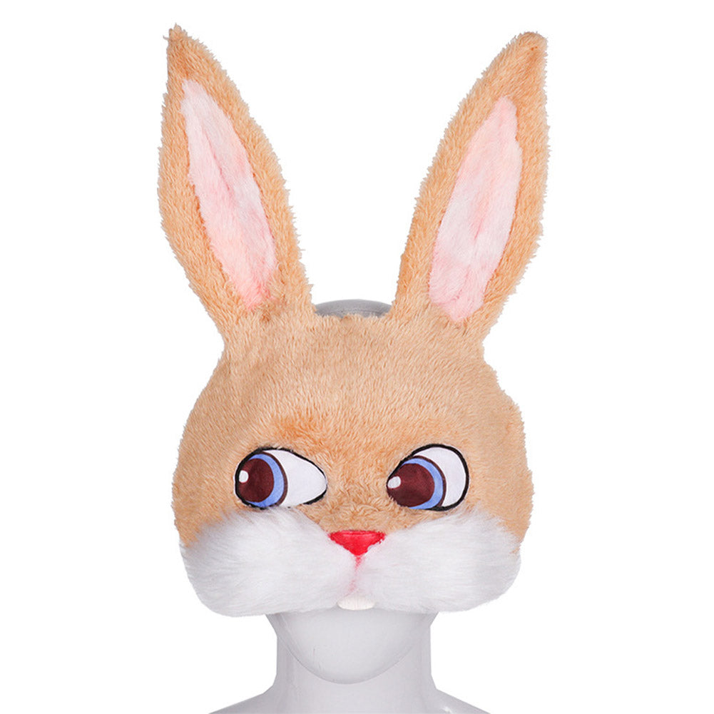 Ostern Hase Maske Cosplay Plüsch Masken Helm Maskerade Halloween Party Kostüm Requisiten