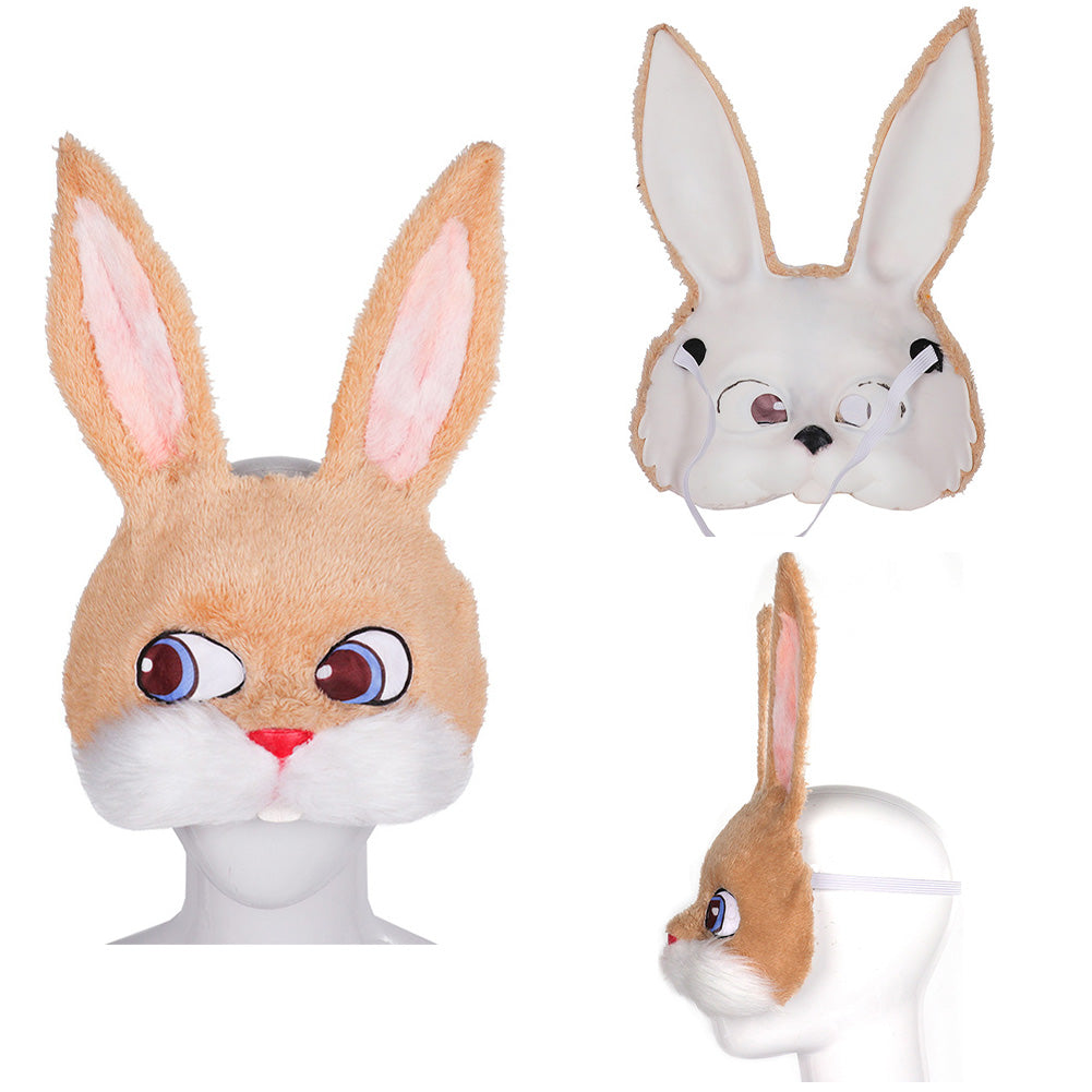 Ostern Hase Maske Cosplay Plüsch Masken Helm Maskerade Halloween Party Kostüm Requisiten