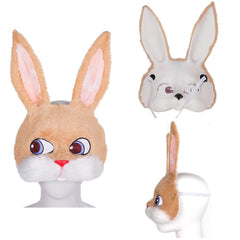 Ostern Hase Maske Cosplay Plüsch Masken Helm Maskerade Halloween Party Kostüm Requisiten
