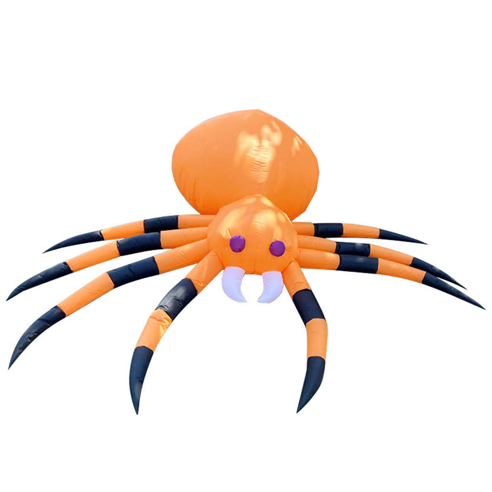 Horror Halloween Glühen Party Dekoration Scary 2.4m Glühende Aufblasbare Spinne Lampe Outdoor Ornamente