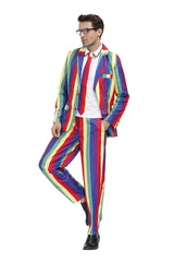 Konfetti Anzug gestreift Confetti Suit bunt Karneval Outfits