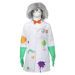 Kinder Wissenschaftsgeek Cosplay Kostüm Outfits Halloween Karneval Anzug