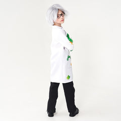 Kinder Wissenschaftsgeek Cosplay Kostüm Outfits Halloween Karneval Anzug