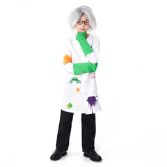 Kinder Wissenschaftsgeek Cosplay Kostüm Outfits Halloween Karneval Anzug
