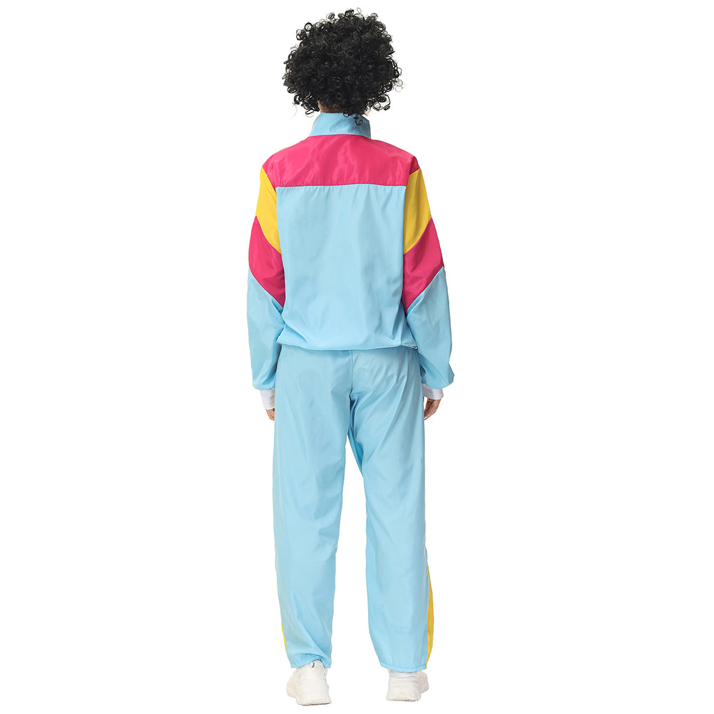 Retro Vintage Hip-Hop Disco Cosplay Kostüm Outfits Halloween Karneval Anzug