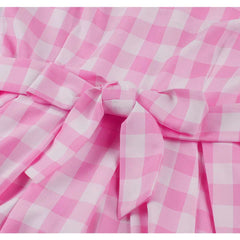 Kinder Mädchen rosa Kleid Kostüm Outfits Cocktailkleid Ärmellos Party Anzug