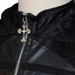 Mittelalterliche Mantel Steampunk Hooded Halloween Jacke Cosplay Kostüme für Herren