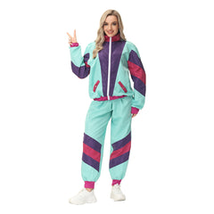 80S Retro Vintage hip-hop disco Cosplay Kostüm Sportkleidung Outfits Halloween Karneval Anzug