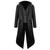 Herren Mittelalter Langarm gotisch Viktorianischen Jacke Blazer Steampunk Herren Smokingmantel Cosplay Kostüme für Karneval - Karnevalkostüme