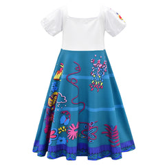 Kinder Mädchen Mirabel Kleid Encanto Mirabel Sommer Kleid