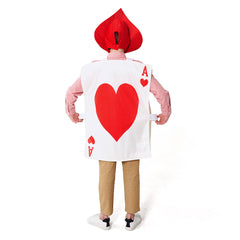 Kinder Poker Kingdom Red Heart Poker Guard Cosplay Kostüm Outfits Halloween Karneval Anzug