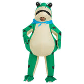 Aufblasbares Froschkostüm für Erwachsene Lustiger grüner Frosch Cosplay Air Blow Up Anzug Karneval Festival Outfit Zeremonie Kleidung