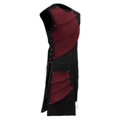 Herren Mittelalterlich Weste GoT Schnürung Ärmellos Halloween Pirat Cosplay Kostüm Steampunk Viktorianisch Vest