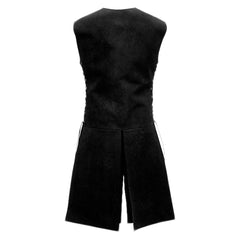 Herren Mittelalterlich Weste GoT Schnürung Ärmellos Halloween Pirat Cosplay Kostüm Steampunk Viktorianisch Vest