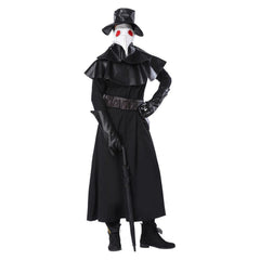Pestarzt Pestdoktor Doctor Schnabel Maske Kostüm Cosplay Kostüm Set - Karnevalkostüme