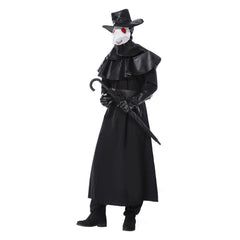 Pestarzt Pestdoktor Doctor Schnabel Maske Kostüm Cosplay Kostüm Set - Karnevalkostüme