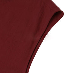 Mittelalter Hemd Rundhals Hemd Oberteil Cosplay für Herren Männer Ritterkostüm Halloween Karneval Festliche Kostüm